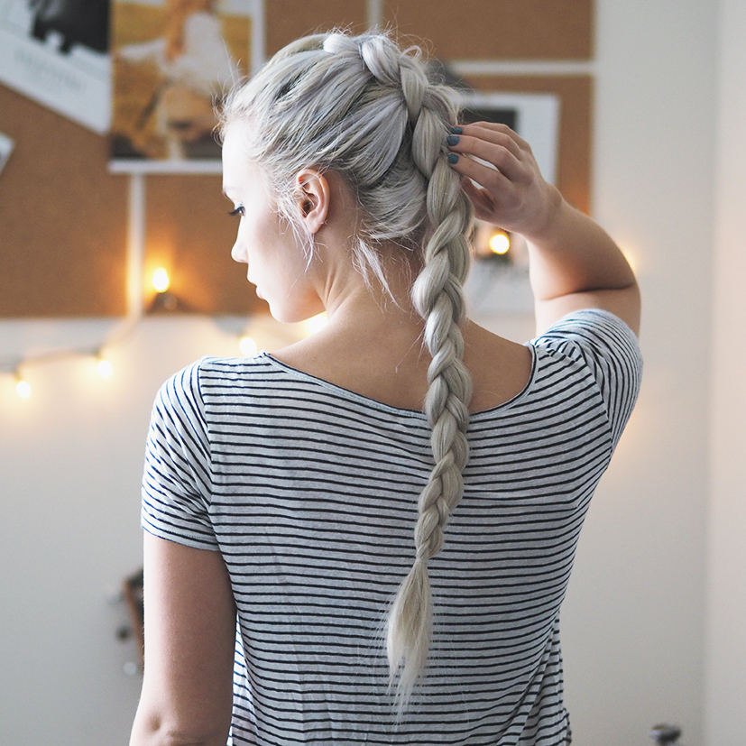 How to French Braid Your Own Hair