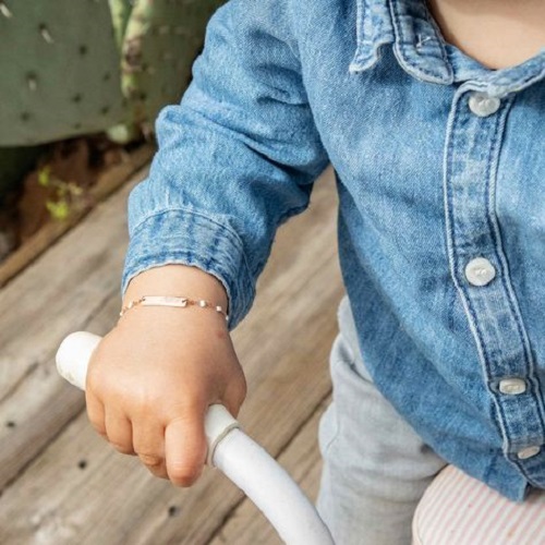 Customize a lasting keepsake with our Personalized Baby Bracelets. Handcrafted with love, choose from delicate designs, engrave names, dates, or messages for a heartfelt touch.
