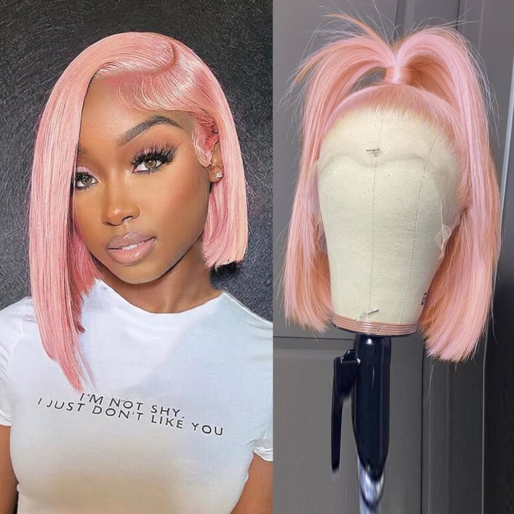 Pink Bob Wig