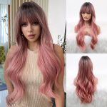 Pink Wig Bangs