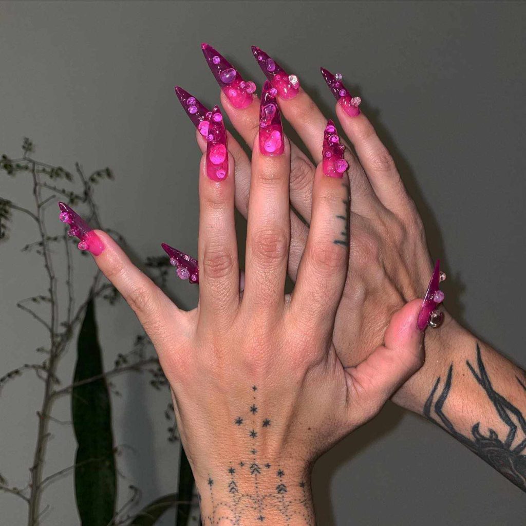 Pretty Pink Nails