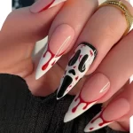 The Bold Statement of Long Stiletto Nails