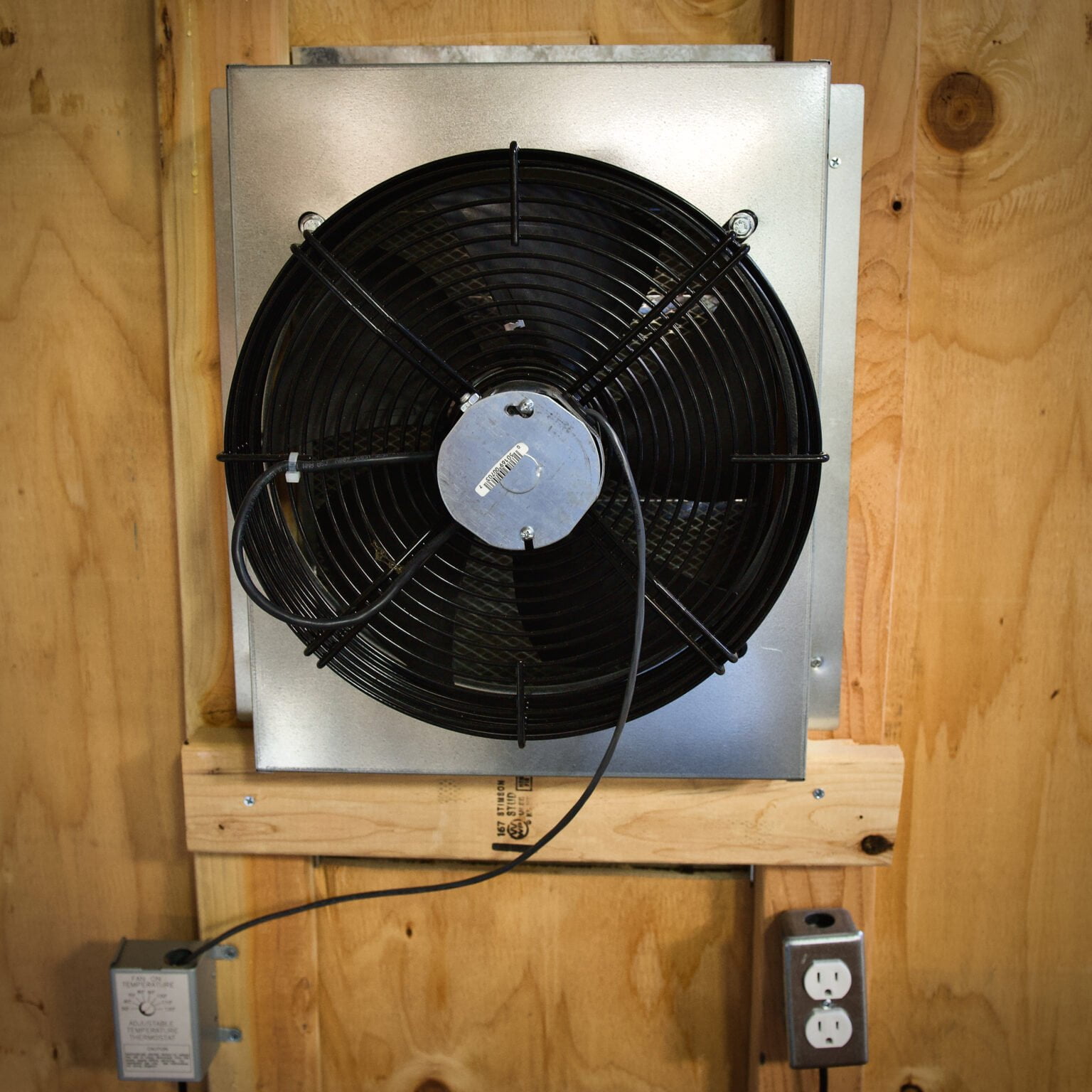 attic exhaust fan with thermostat