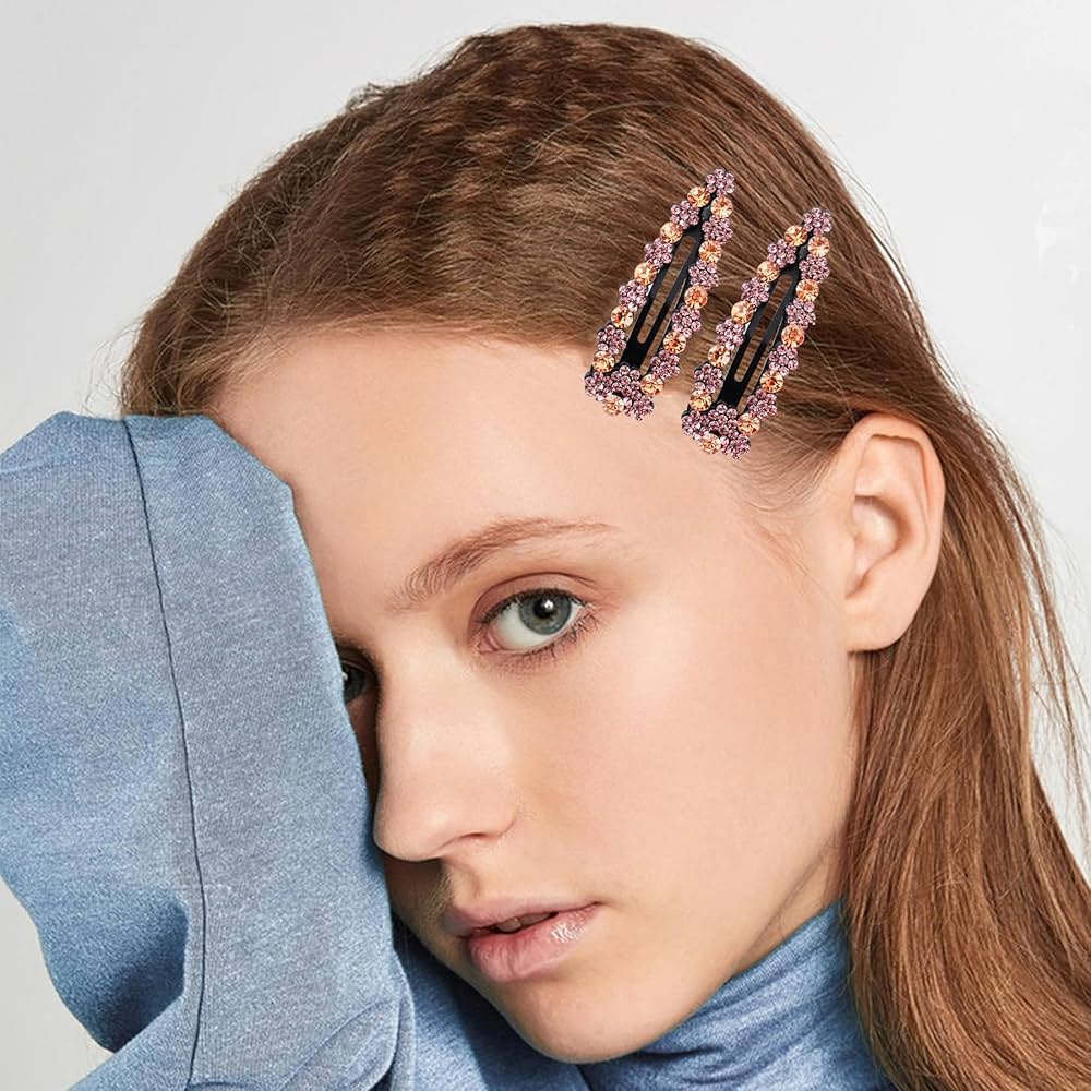 Sparkling Style: Rhinestone Hair Clips
