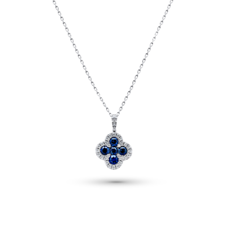 white gold pendant
