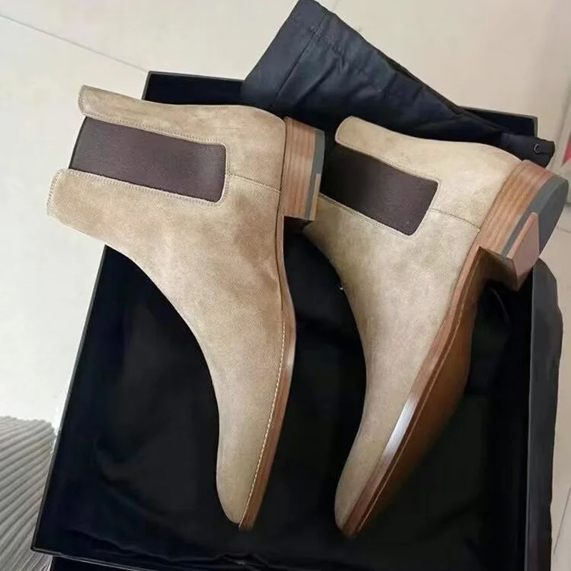 Timeless Style: Mens Suede Chelsea Boots