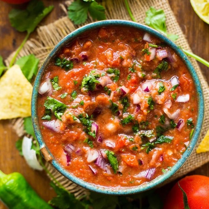 fresh salsa recipe blender