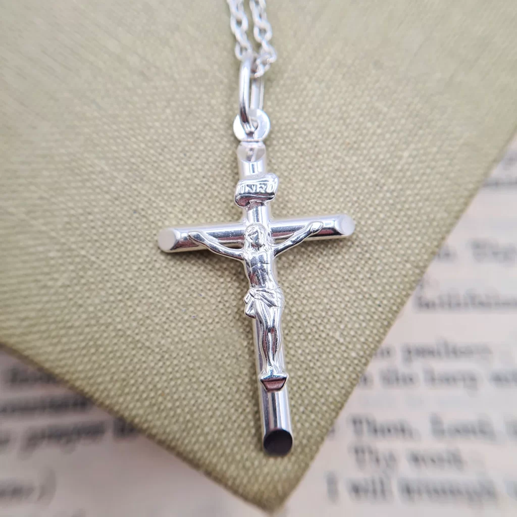 silver cross pendant
