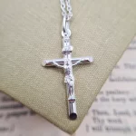 silver cross pendant