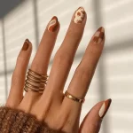 fall acrylic nails