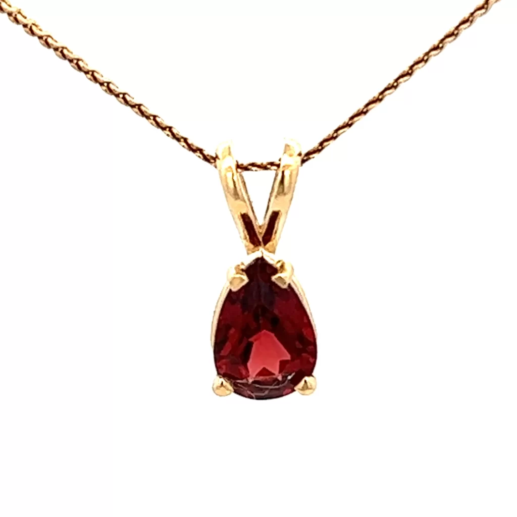 garnet pendant