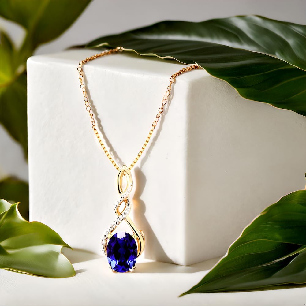 sapphire pendant necklace