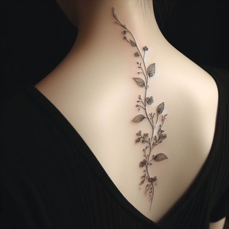 spine tattoo