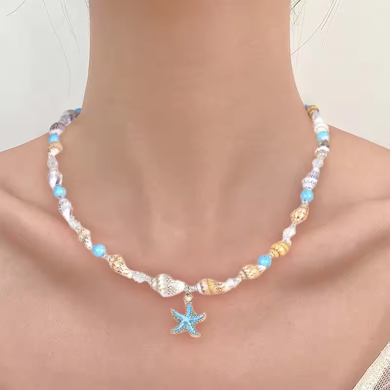 beaded necklace